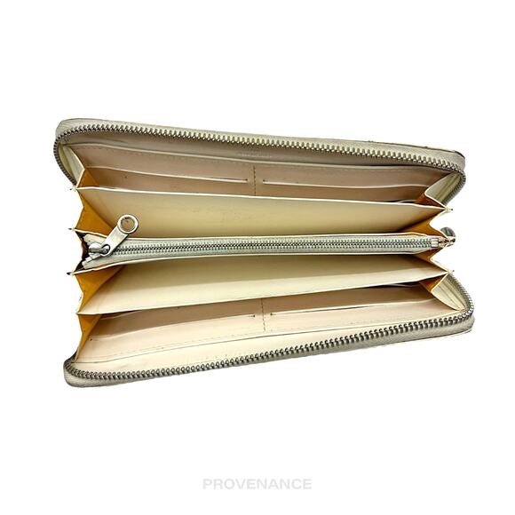 🔴 Goyard Matignon Zipped Wallet - White Goyardine - Picture 7 of 11